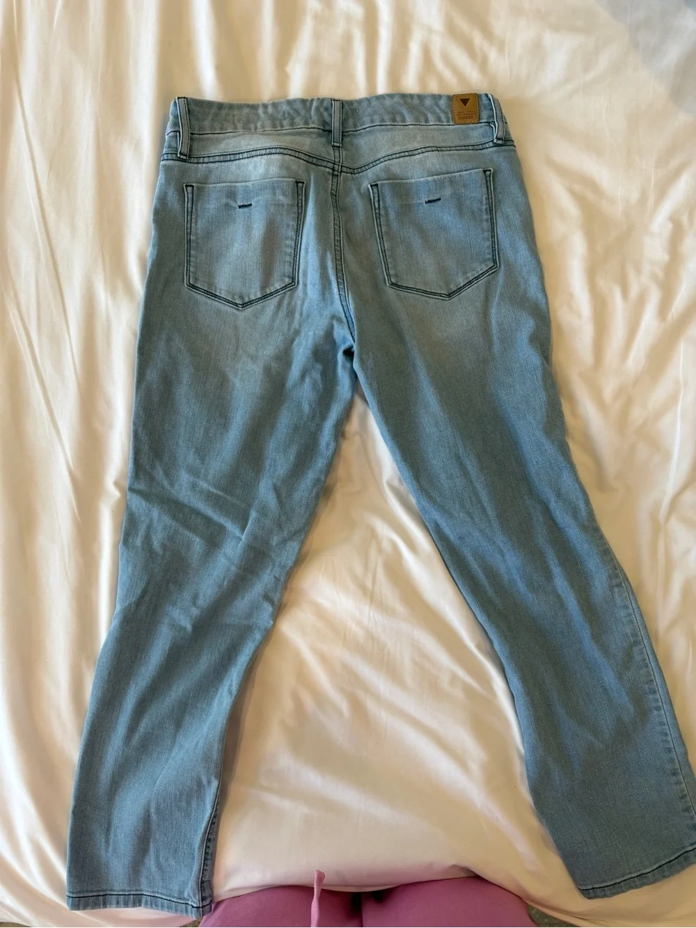Guess Pencil Skinny Light Mid Jean Size 28